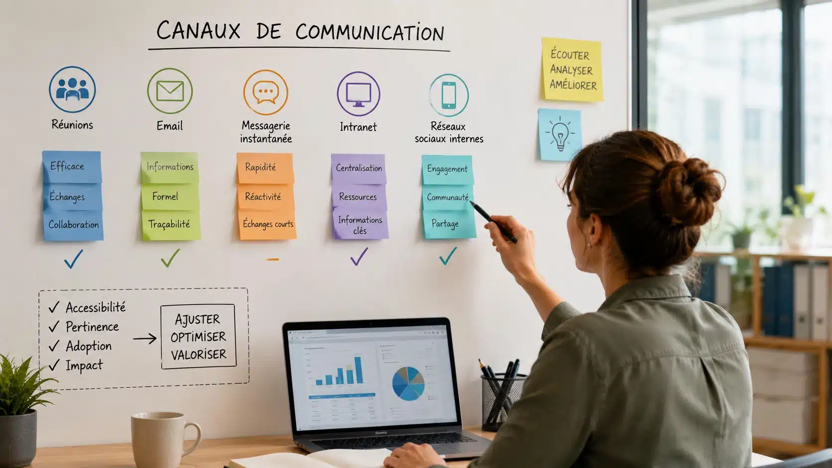 Évaluer et ajuster les canaux de communication