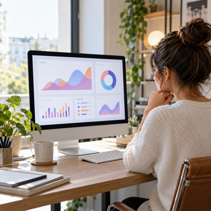 tableau de bord kpis social media