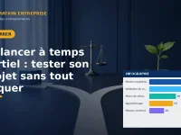 Se lancer à temps partiel : tester son projet sans tout risquer