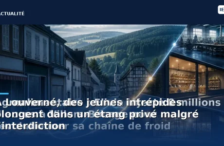 À Louverné, des jeunes intrépides plongent dans un étang privé malgré l’interdiction