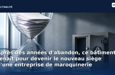 Après des années d'abandon, ce bâtiment renaît pour devenir le nouveau siège d'une entreprise de maroquinerie