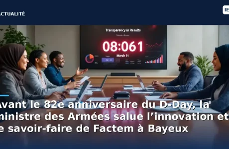 Avant le 82e anniversaire du D-Day, la ministre des Armées salue l’innovation et le savoir-faire de Factem à Bayeux