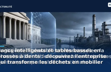 Bancs intelligents et tables basses en brosses à dents : découvrez l'entreprise qui transforme les déchets en…