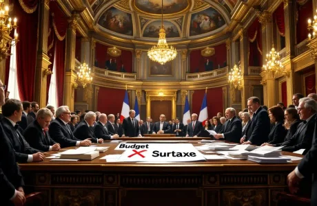 le sénat rejette la proposition de surtaxe pour les entreprises, impactant le budget national et les politiques fiscales à venir.