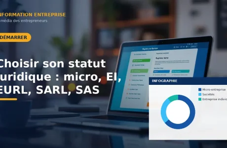 Choisir son statut juridique : micro, EI, EURL, SARL, SAS