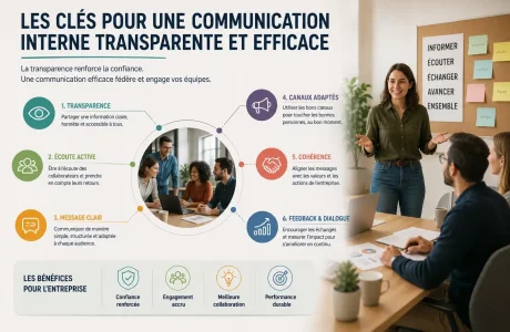 Les clés pour une communication interne transparente et efficace
