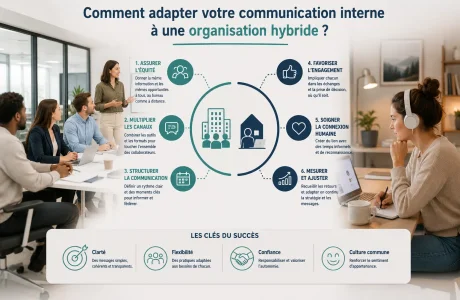 Comment adapter votre communication interne à une organisation hybride ?