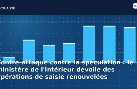 le ministère de l'intérieur lance de nouvelles opérations de saisie pour lutter activement contre la spéculation. découvrez comment ces mesures visent à protéger le marché et à sanctionner les pratiques illégales.