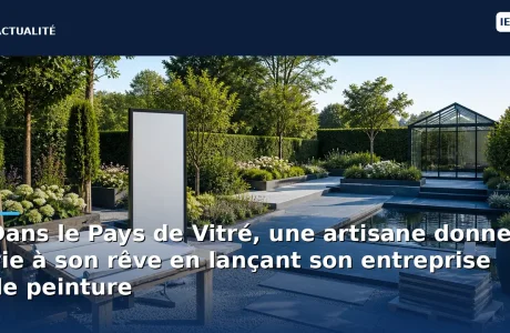 Dans le Pays de Vitré, une artisane donne vie à son rêve en lançant son entreprise de peinture
