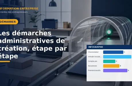 Les démarches administratives de création, étape par étape