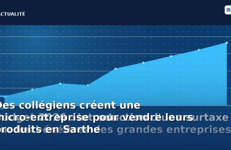 Des collégiens créent une micro-entreprise pour vendre leurs produits en Sarthe
