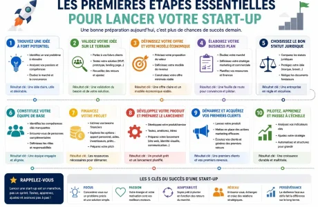 Les premières étapes essentielles pour lancer votre start-up