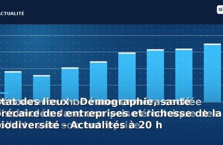 État des lieux : Démographie, santé précaire des entreprises et richesse de la biodiversité - Actualités à 20 h