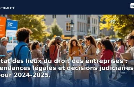 découvrez les tendances légales et les décisions judiciaires marquantes qui façonneront le droit des entreprises pour 2024-2025. ce panorama exhaustif vous fournit une analyse approfondie des évolutions juridiques essentielles à suivre pour anticiper les enjeux futurs du monde entrepreneurial.