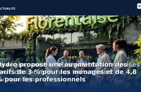 Hydro propose une augmentation des tarifs de 3 % pour les ménages et de 4,8 % pour les professionnels