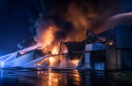 Incendie spectaculaire en Maine-et-Loire : une entreprise dévastée, les premières informations révélées