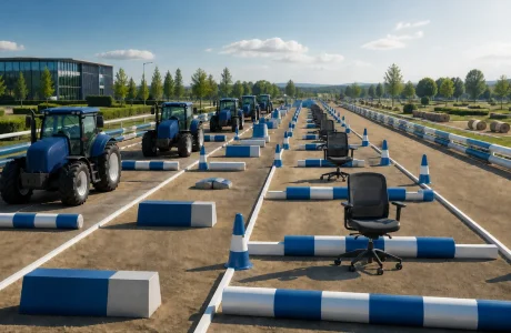 Insolite à Thouars : Le Club des entreprises lance une compétition originale mêlant tracteurs et chaises !