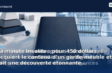 La minute insolite : pour 450 dollars, il acquiert le contenu d’un garde-meuble et fait une découverte étonnante...
