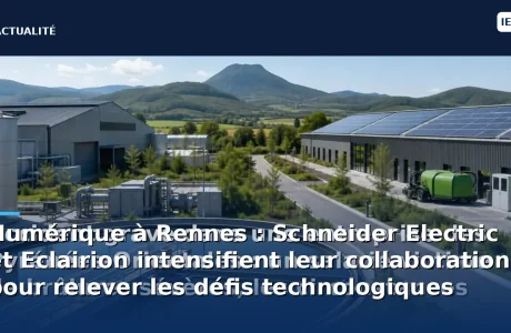 Numérique à Rennes : Schneider Electric et Eclairion intensifient leur collaboration pour relever les défis…