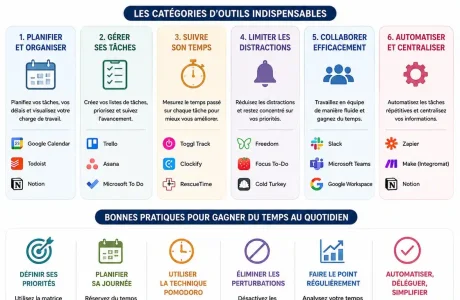 Les outils digitaux pour optimiser la gestion du temps