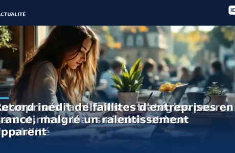 Record inédit de faillites d'entreprises en France, malgré un ralentissement apparent