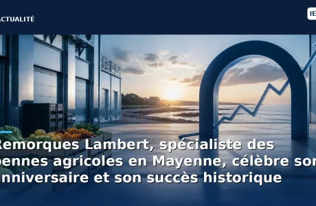 Remorques Lambert, spécialiste des bennes agricoles en Mayenne, célèbre son anniversaire et son succès historique