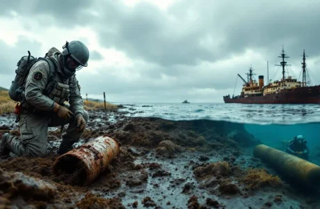 découvrez les défis et les efforts continus pour éliminer les munitions non explosées sur terre et en mer, protégeant ainsi les populations et l'environnement.