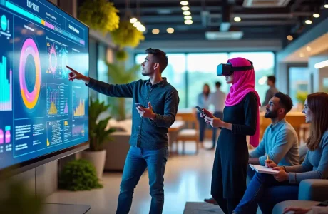 explorez les dernières tendances en communication visuelle d’entreprise, de l'utilisation des couleurs audacieuses à l'intégration des technologies numériques, pour renforcer votre image de marque et captiver votre audience.