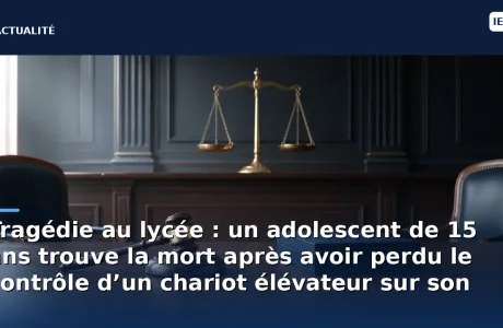 Tragédie au lycée : un adolescent de 15 ans trouve la mort après avoir perdu le contrôle d’un chariot élévateur sur…