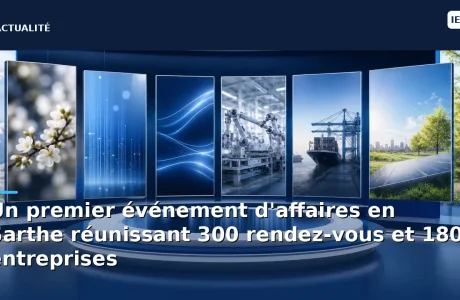participez au premier événement d'affaires en sarthe, où 180 entreprises se regroupent pour 300 rendez-vous d'échanges et de partenariat. une occasion unique de développer votre réseau et de découvrir de nouvelles opportunités.