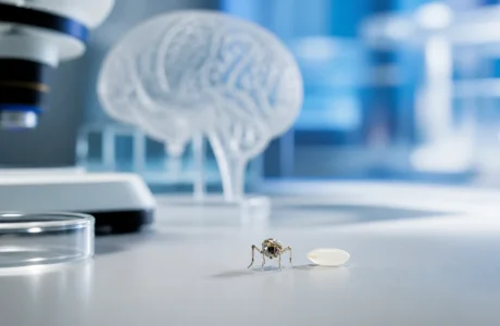 Un robot français minuscule, plus petit qu'un grain de riz, prêt à explorer les mystères de votre cerveau