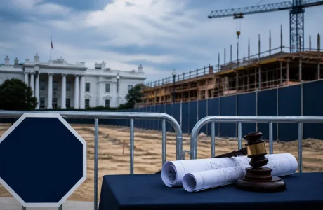 « Une honte nationale » : la justice suspend le chantier de la salle de bal à la Maison Blanche, Donald...