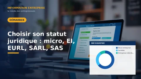 Choisir son statut juridique : micro, EI, EURL, SARL, SAS