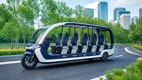 Des vélos électriques innovants pour neuf passagers : découvrez où naîtront les véhicules du futur