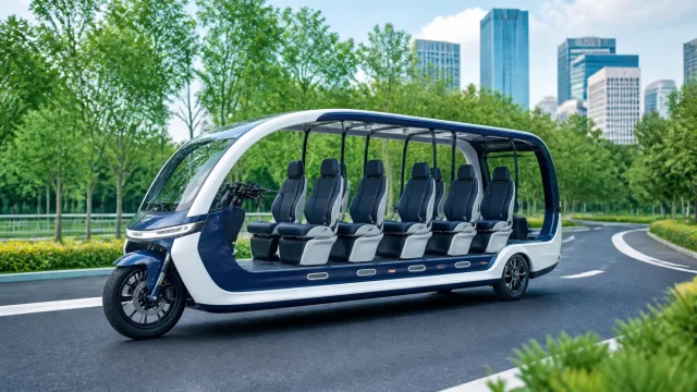 Des vélos électriques innovants pour neuf passagers : découvrez où naîtront les véhicules du futur