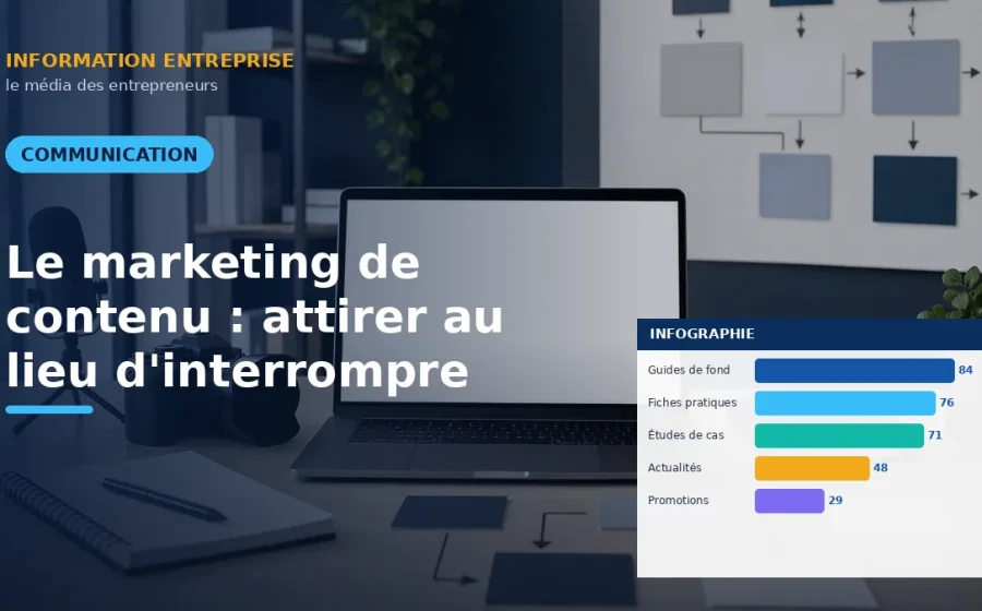 Le marketing de contenu : attirer au lieu d'interrompre