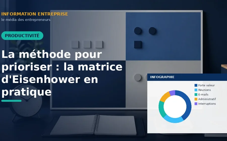 La méthode pour prioriser : la matrice d'Eisenhower en pratique