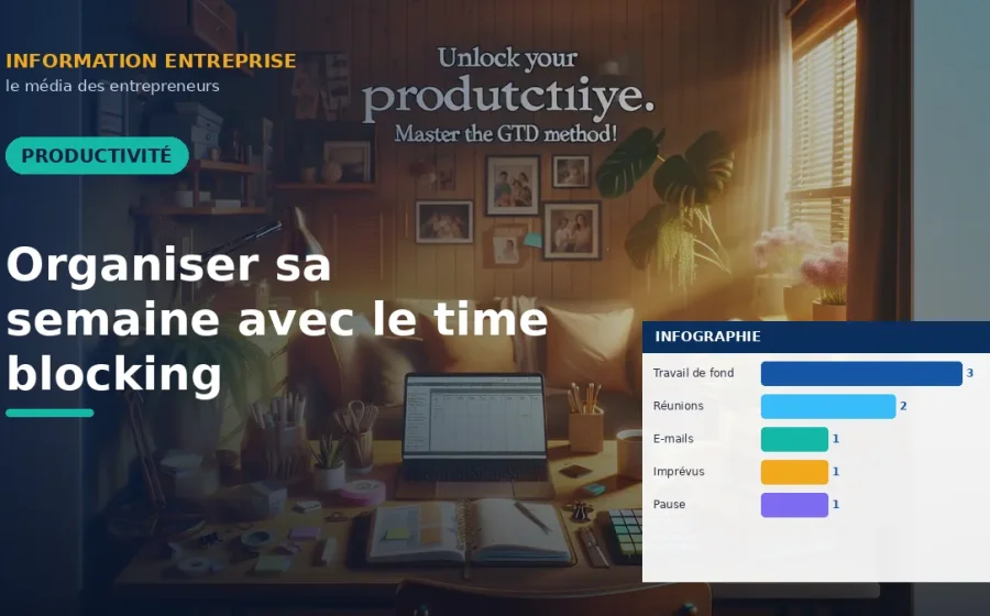 Organiser sa semaine avec le time blocking