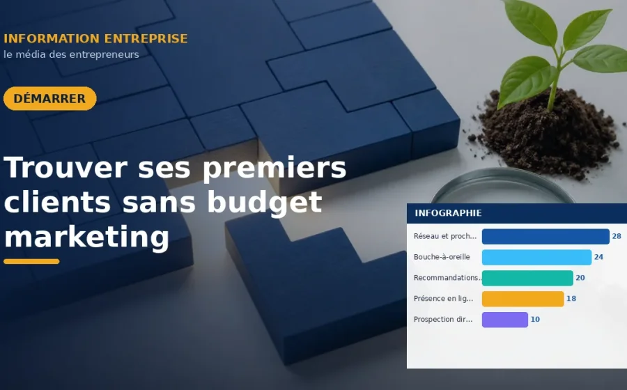Trouver ses premiers clients sans budget marketing