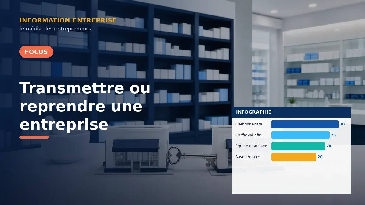 Transmettre ou reprendre une entreprise