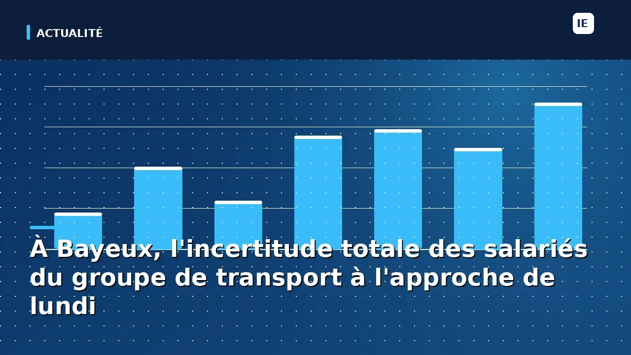 À Bayeux, l'incertitude totale des salariés du groupe de transport à l'approche de lundi