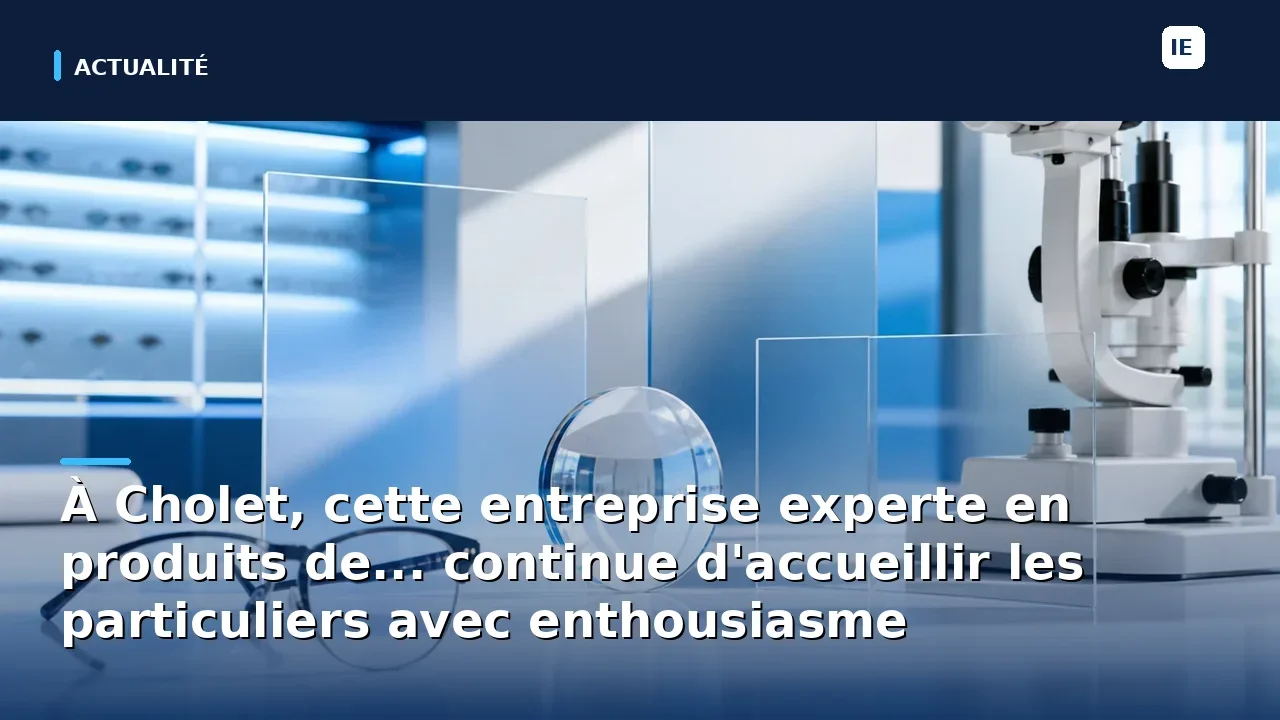 À Cholet, cette entreprise experte en produits de... continue d'accueillir les particuliers avec enthousiasme