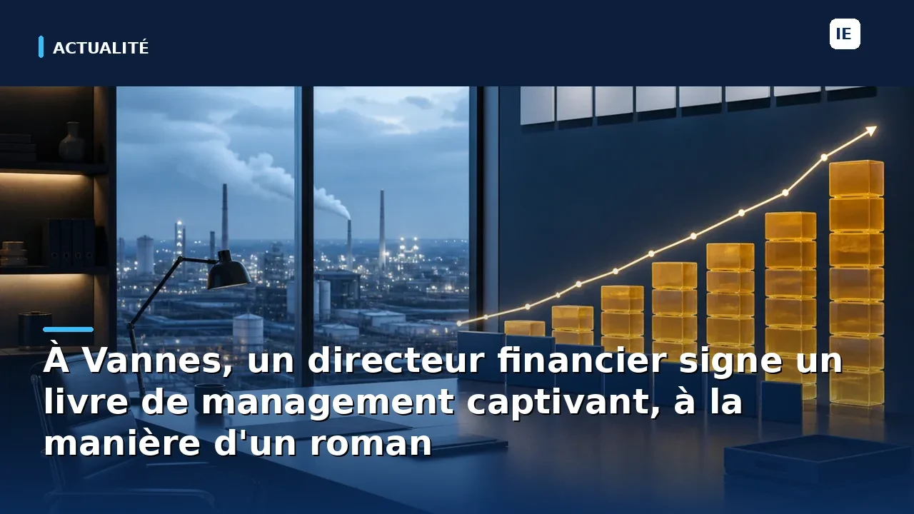 À Vannes, un directeur financier signe un livre de management captivant, à la manière d'un roman