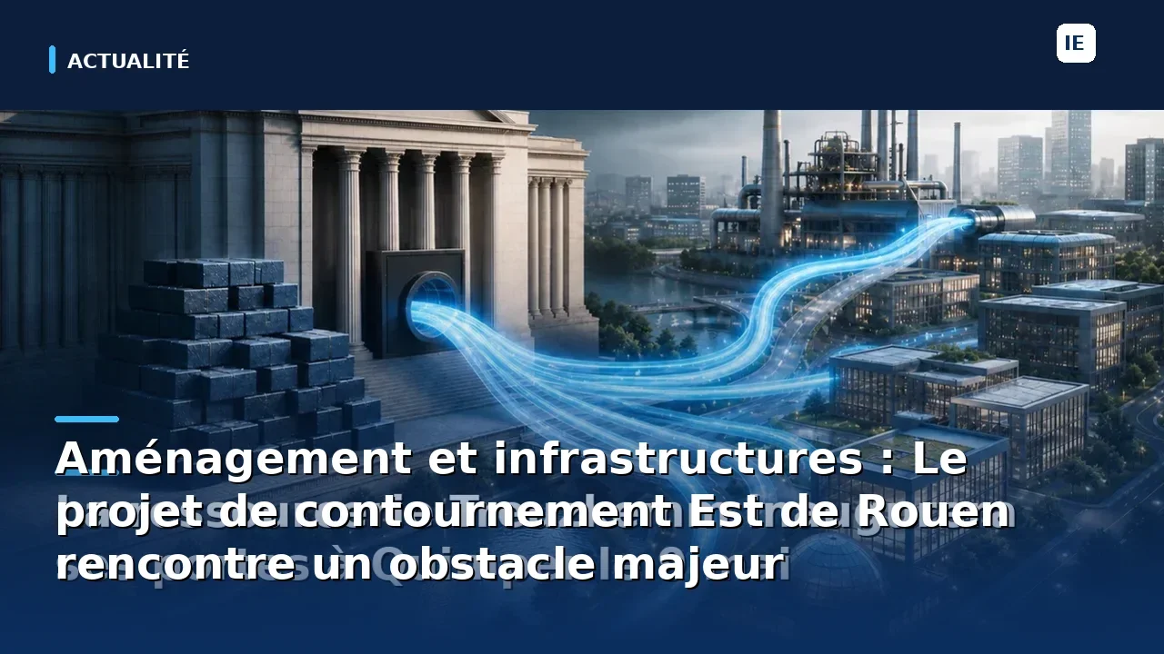 Aménagement et infrastructures : Le projet de contournement Est de Rouen rencontre un obstacle majeur