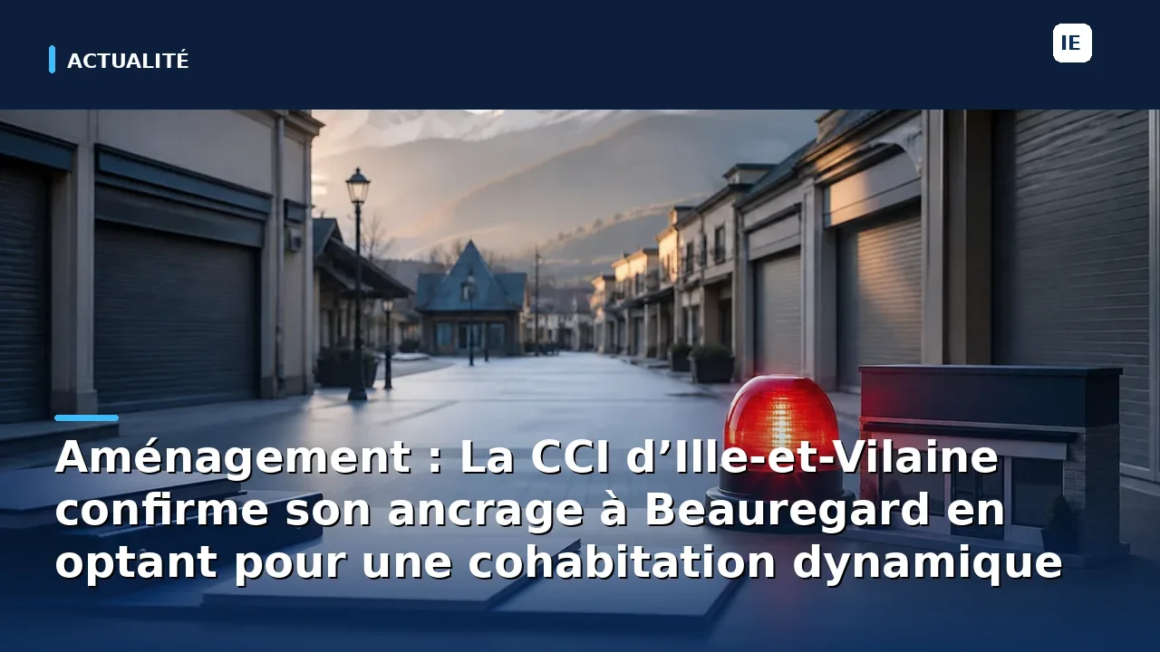 Aménagement : La CCI d’Ille-et-Vilaine confirme son ancrage à Beauregard en optant pour une cohabitation dynamique…