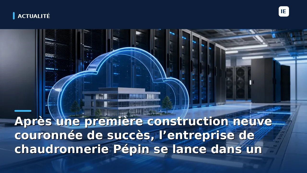 Après une première construction neuve couronnée de succès, l’entreprise de chaudronnerie Pépin se lance dans un…