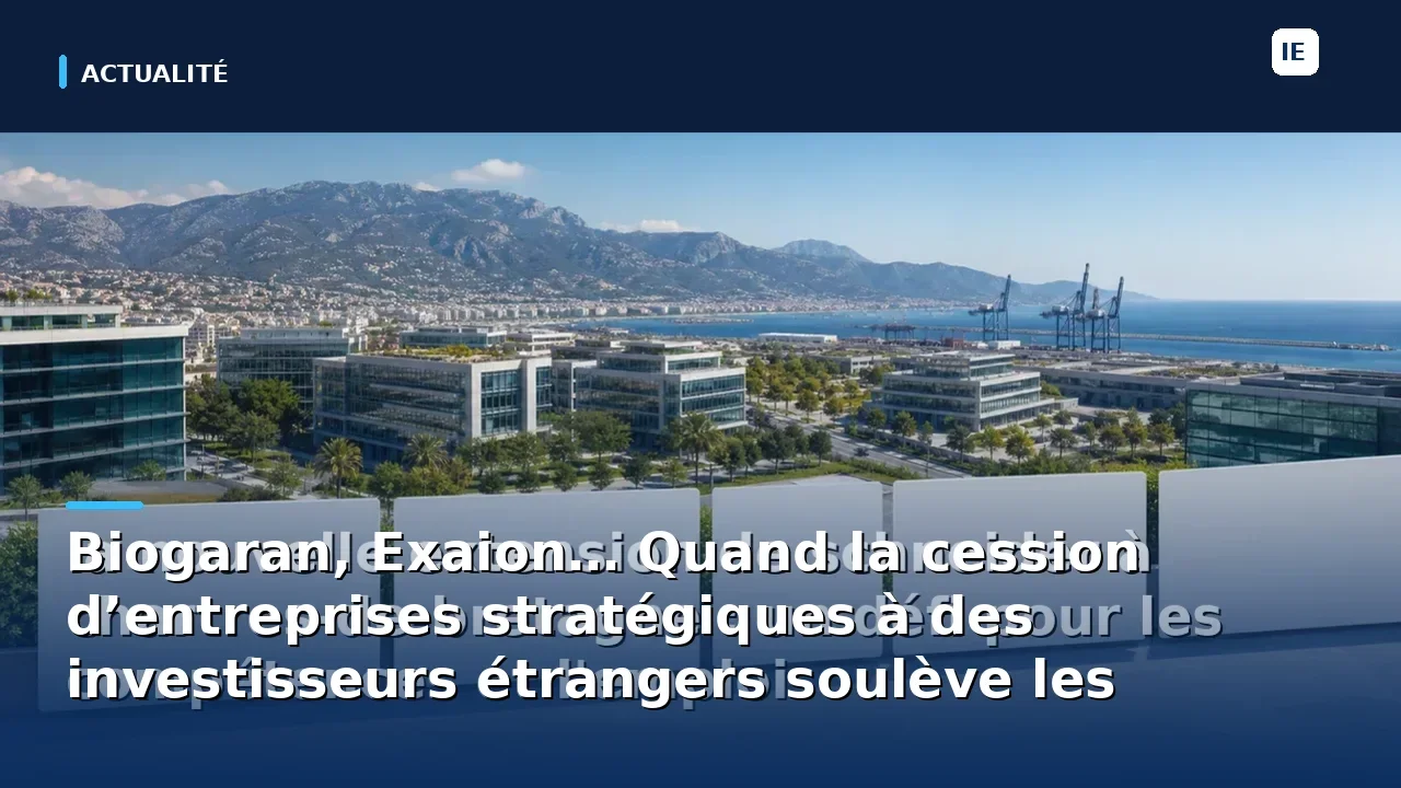 Biogaran, Exaion… Quand la cession d’entreprises stratégiques à des investisseurs étrangers soulève les débats au…
