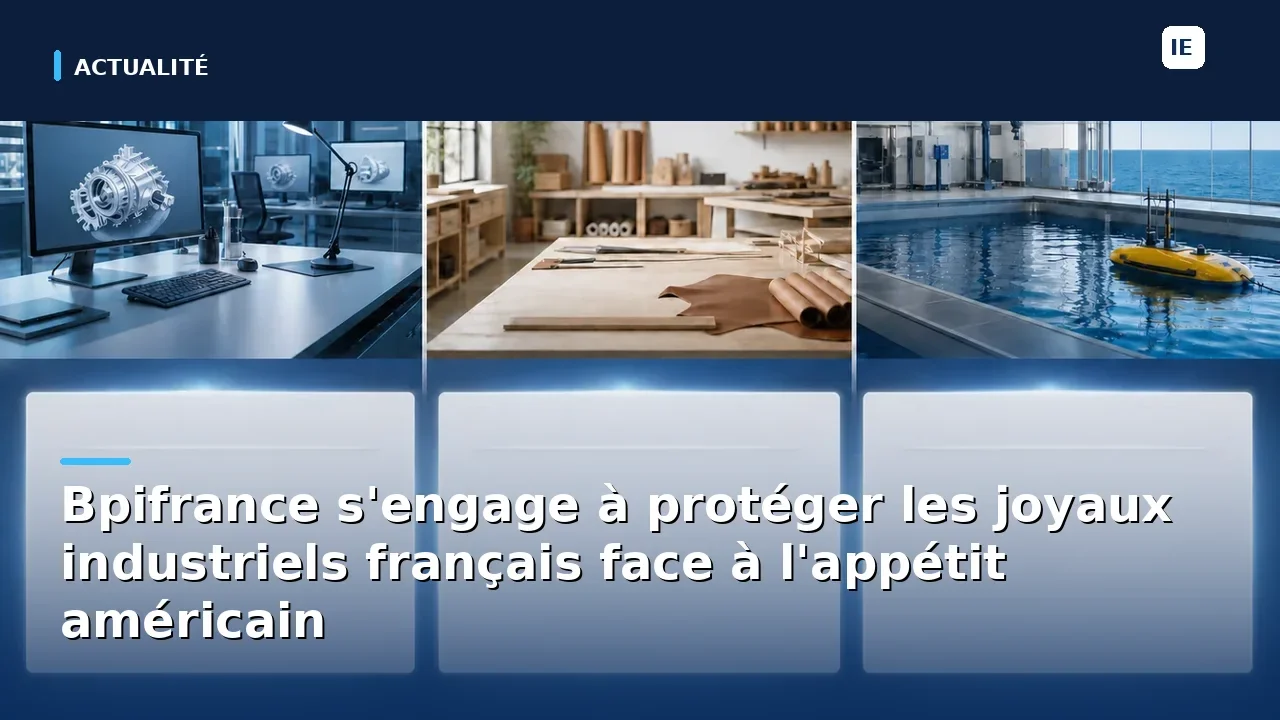 Bpifrance s'engage à protéger les joyaux industriels français face à l'appétit américain