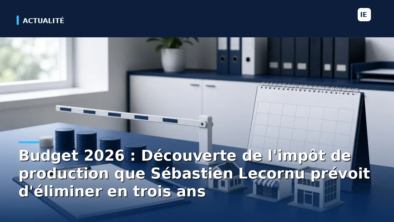 découvrez quel impôt de production sébastien lecornu envisage de supprimer d'ici 2029 dans le cadre du budget 2026, et comprenez les enjeux pour les entreprises françaises.