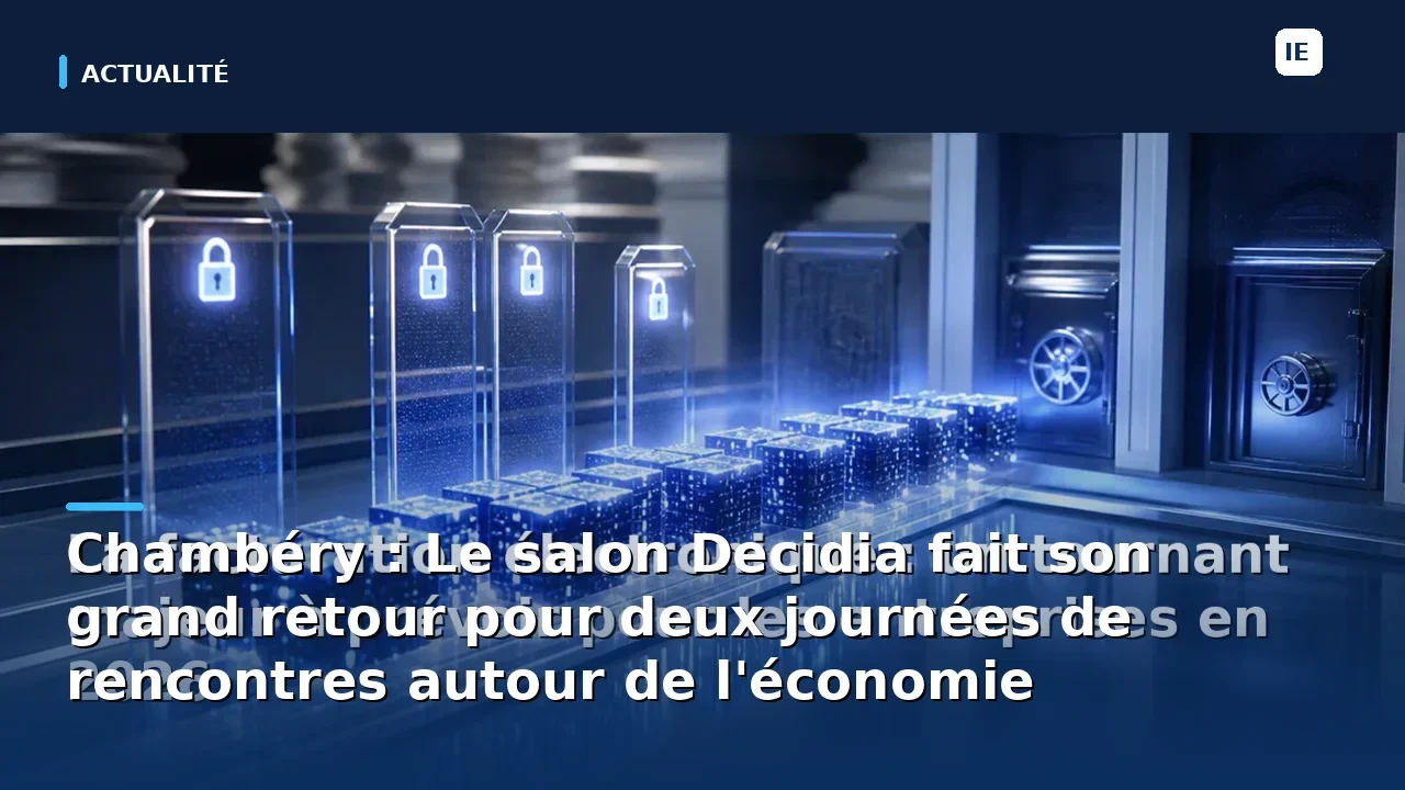 découvrez le grand retour du salon decidia à chambéry : deux journées dédiées aux rencontres et aux échanges autour de l'économie, réunissant professionnels, experts et passionnés pour développer votre réseau et partager les tendances du secteur.